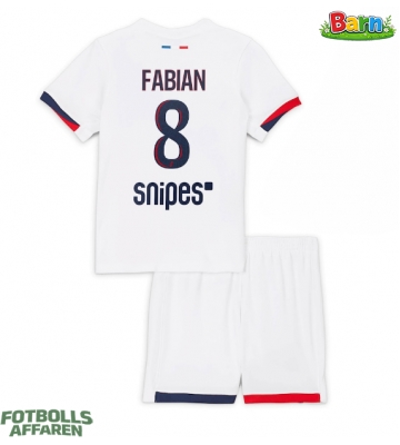 Paris Saint-Germain Fabian Ruiz #8 Bortaställ Barn 2025-26 Kortärmad (+ Korta byxor)